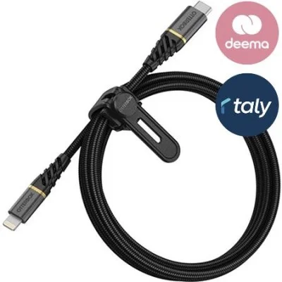 Otterbox Lighing To Usb-C Fast Charger Cable Premium  1M  Black